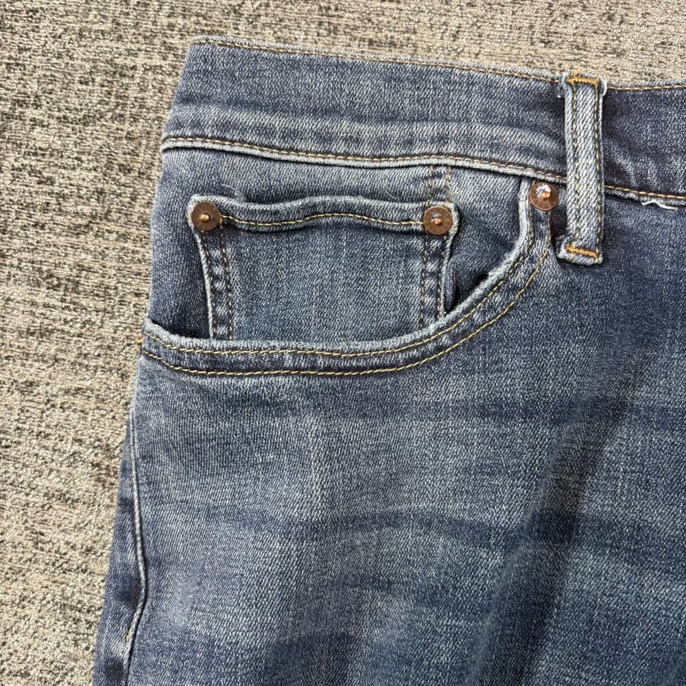 Lucky Brand Jeans W42 L32 Blue Straight Leg Medium Wash Denim - Picture 7 of 13